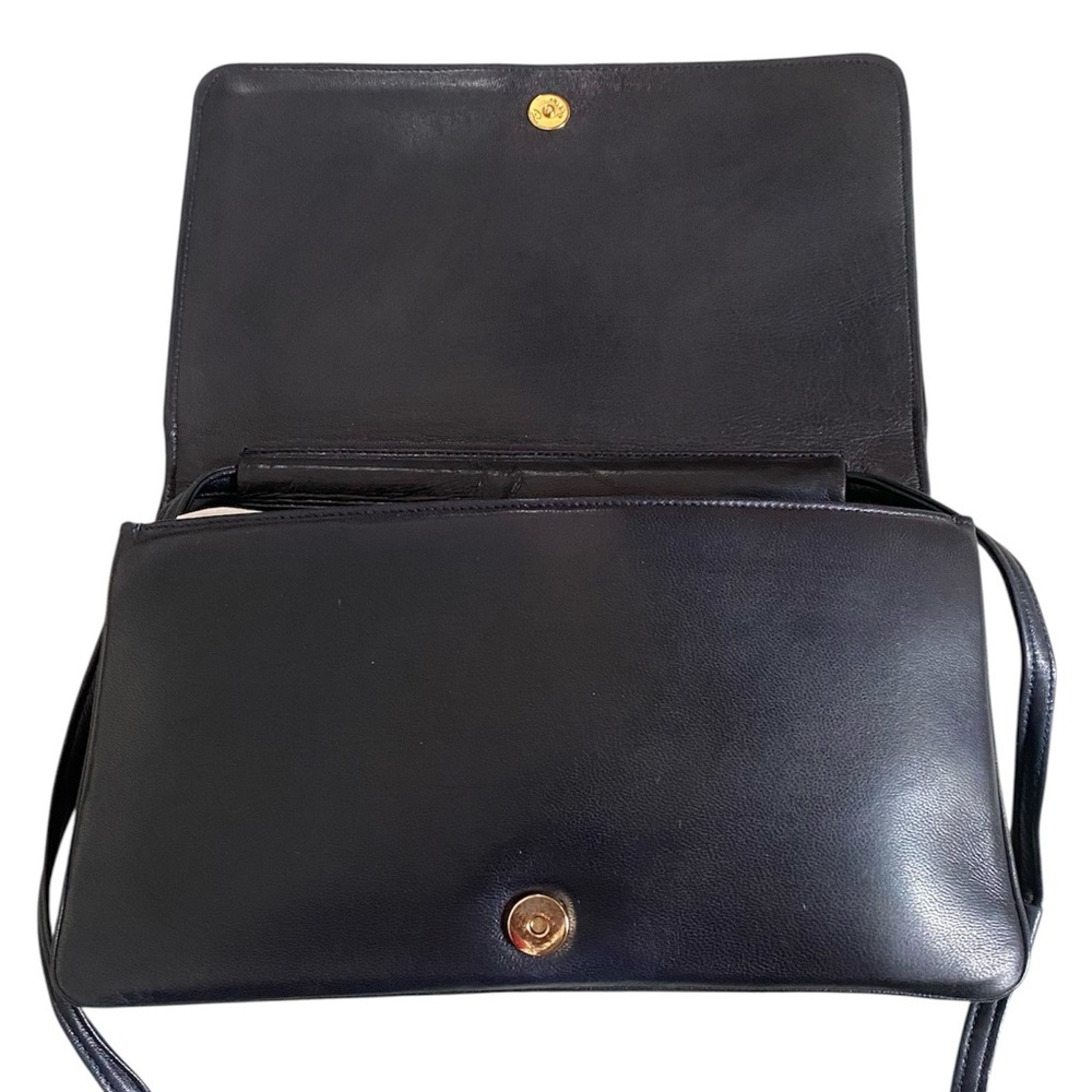 Bergdorf Goodman vintage quilted Lambskin leather foldover purse - Picture 6 of 15